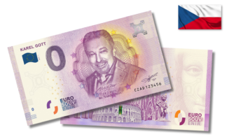 <span style="color: #808080;"><small>Euro Souvenir #CZ003</small></span><br/> <b>KAREL GOTT</b> [2019]